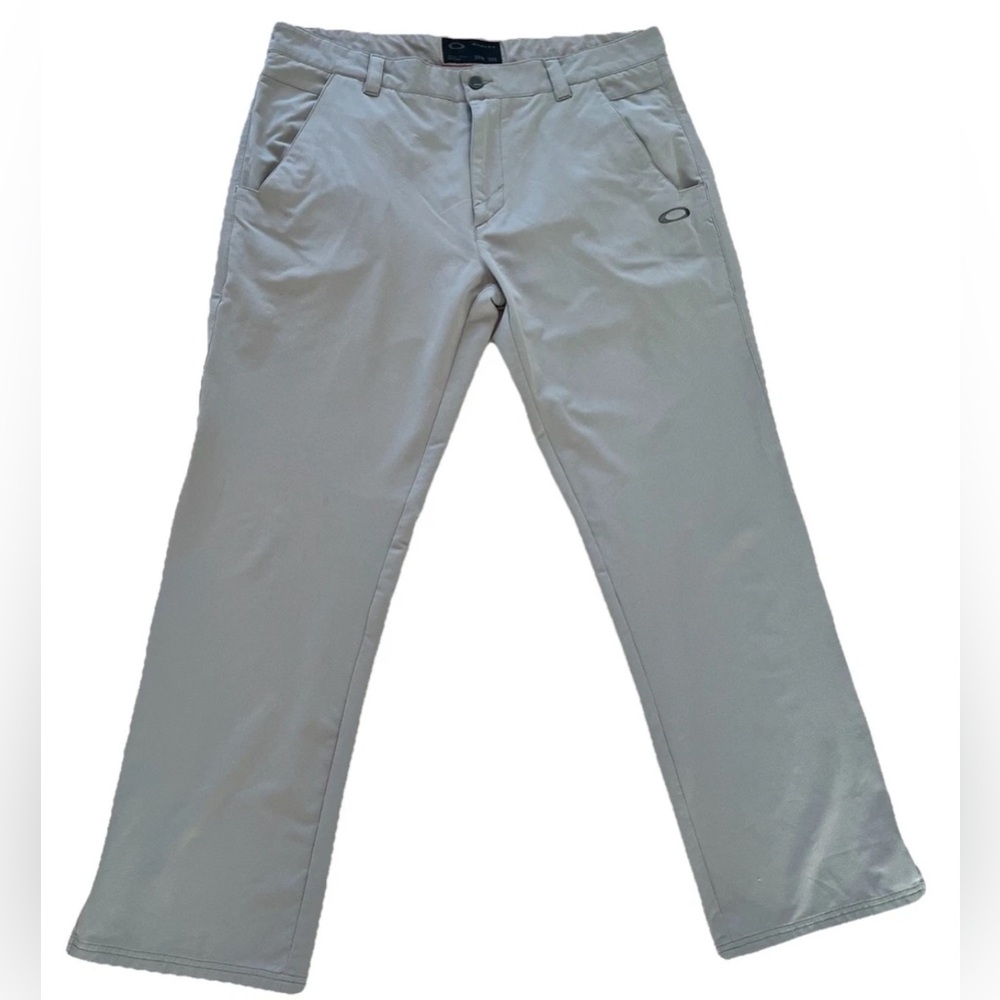 Oakley Mens 38x32 Gray Golf Pants Lightweight Performance Trousers *READ*